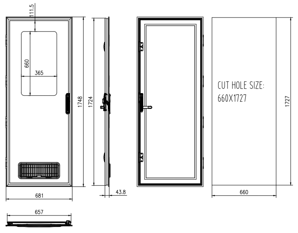 Caravan Door Dimensions Square Top 660x1727 1