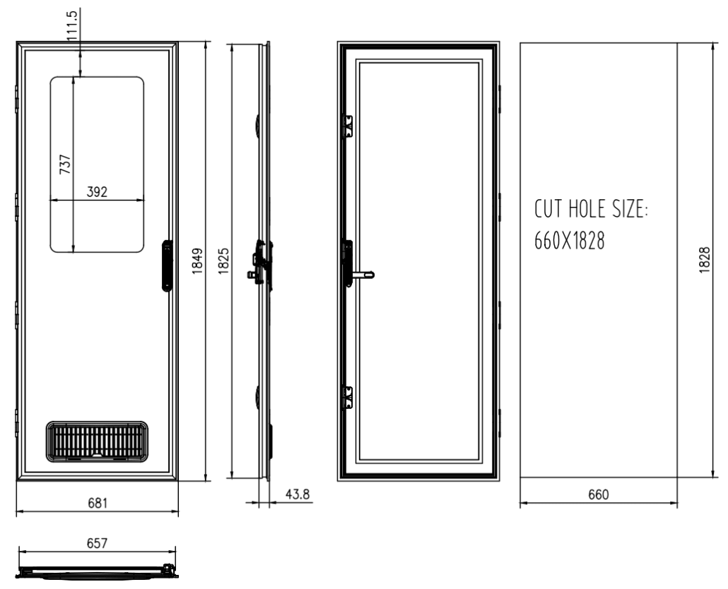 Caravan Door Dimensions Square Top 660x1828 1